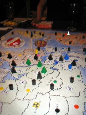 Woah! Where did they come from. And poor Mongolia - a radioactive nothingness.