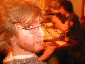 Oh dear, Tom's looking ready to crack...