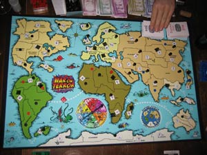 Top-down view of the terrorist dominance.