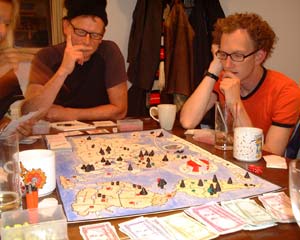 The Tompkin brothers in classic 'need-of-comfort' poses.