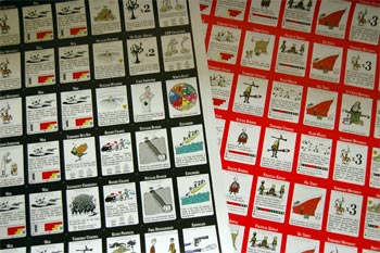 And the sheets of cards make our bowels go loose.