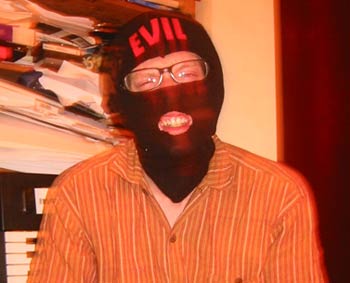 Early evil action and Andy T looks cute for the camera