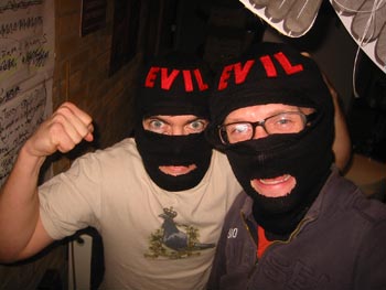 Although the best we could manage on the spot was a silly photo.