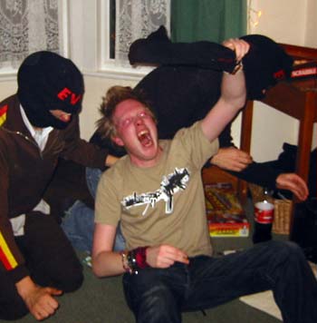 Ben, going, quite literally, ape shit.