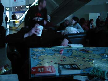 Is that Zapatista coffee? Erm, no, it's from Costa. But the revolution burns in our hearts, my friend.